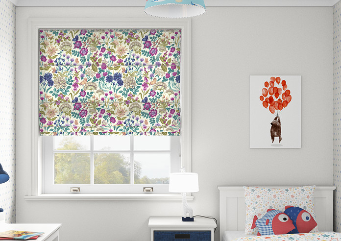 Field Flowers, Elderberry - Roman Blind - Image 3